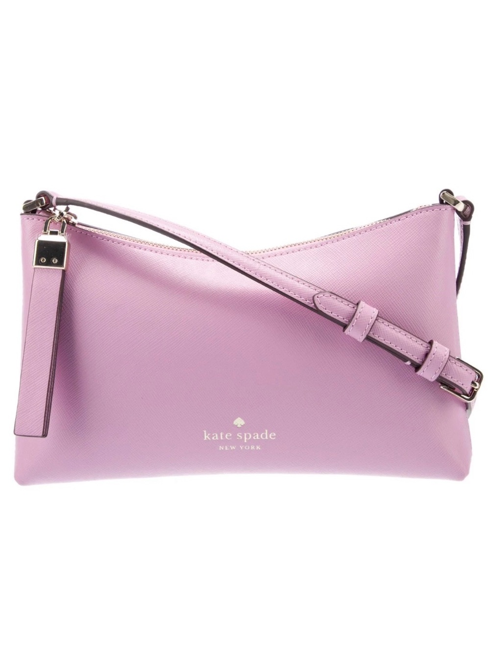 Kate spade Lilac Leather Crossbody with Gold Hardware